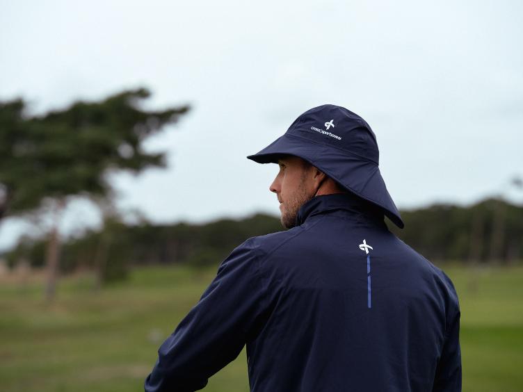 Cross Herren Regen Jacke Blau