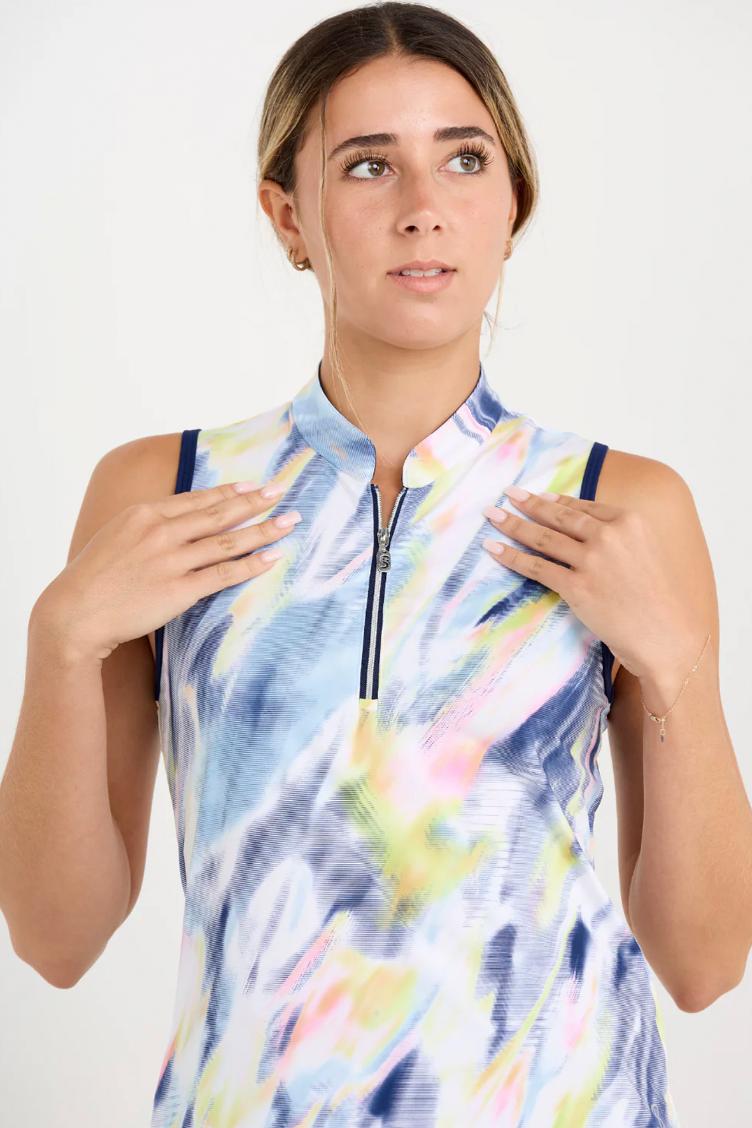 Sofiebella Damen Golf Shirt OA Zip