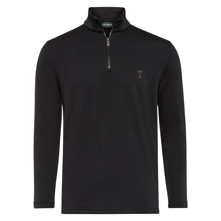 Golfino Herren Polo Langarm Zip