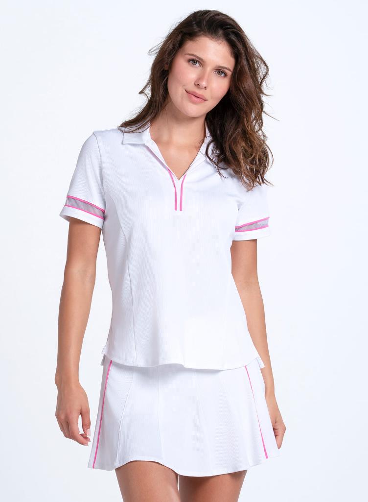 Lucky in Love Damen Golf Polo Shirt